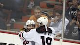 ‘It’s been a good ride’: Patrick Kane and Jonathan Toews play their 1,000th game together with the Chicago Blackhawks