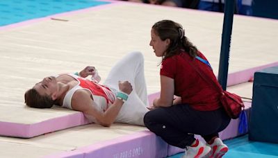 Canada gymnast Felix Dolci’s do-over on bar after equipment malfunction and gets huge ovation despite a second fall