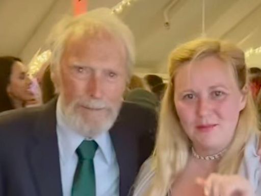 Clint Eastwood, 94, Sports Scruffy Beard in Rare Appearance at Daughter's Wedding: See Photos