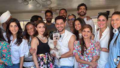 Yuvraj Singh – Angad Bedi, Neha Dhupia bury the hatchet? Fans elated as trio spotted together at Soha Ali Khan's b'day party