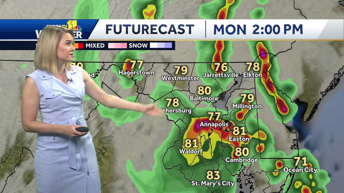 Afternoon and evening storms in forecast for Memorial Day