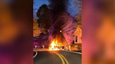 Emergency crews respond to fiery crash in Falmouth - Boston News, Weather, Sports | WHDH 7News