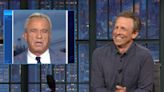 Seth Meyers jokes RFK Jr might not be the best person to defend Trump’s debate meltdown about eating pets