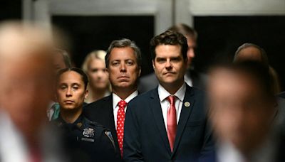 Lauren Boebert and Matt Gaetz become latest MAGA faithfuls to show up for Trump