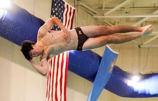 Douglas dive sends three to state