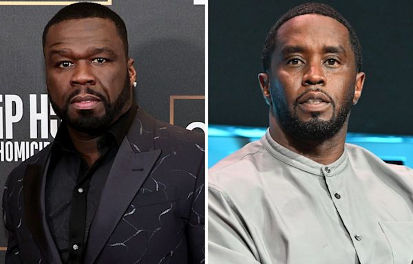 50 Cent's reaction to Diddy's son's diss track goes viral