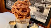 Yes, you can eat onion rings for dinner. Three to try now