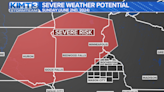 Strong to severe storms possible on Sunday across parts of Minnesota and Iowa