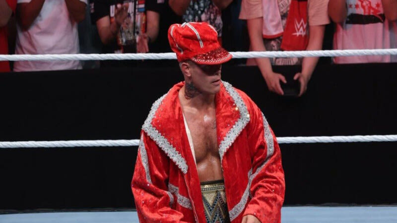 Cody Rhodes Gifted His Father Dusty Rhodes' Robe At WWE Live Event In Japan