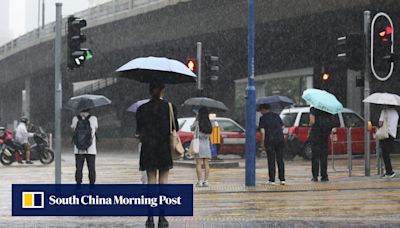 Heavy downpours to hit Hong Kong at lunchtime as thundery showers edge closer