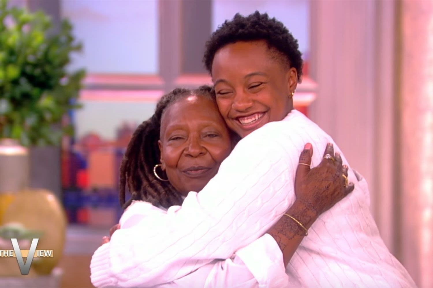 Whoopi Goldberg hugs 'View' intern after messing up her name on National Intern Day