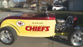 Chiefs fan ready to cruise Highway 58 after Super Bowl LVIII in 1932 Ford Coupe
