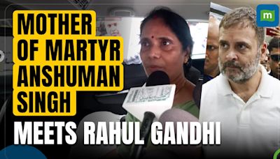 Martyr Capt Anshuman Singh's mother reignites ‘Agniveer Controversy’ after meeting LoP Rahul Gandhi