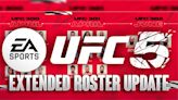 UFC 5 Roster Update Reveals Over 30 New Fighters On The Way