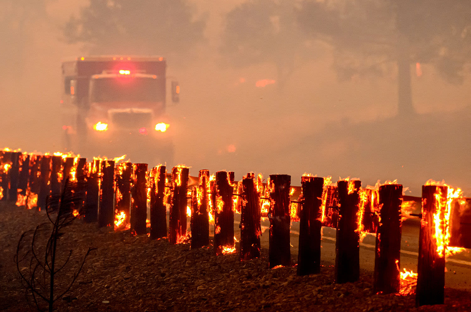 California wildfires consume more than half a million acres