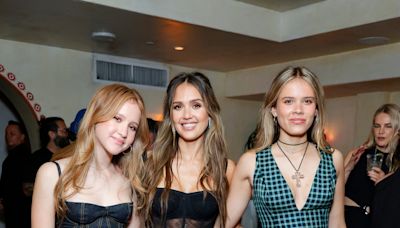 Jessica Alba's Daughters Honor and Haven Wear Her Old Dresses on the Red Carpet