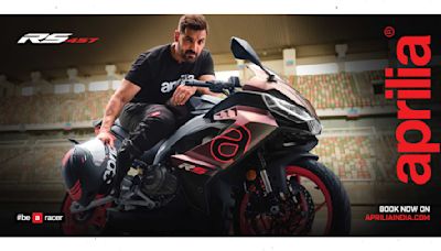 Piaggio, John Abraham team up for Aprilia RS457 ad campaign