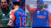 Rohit Sharma Gives It Back To Bangladesh After Fiery Send-off To Virat Kohli In T20 World Cup Game. ...