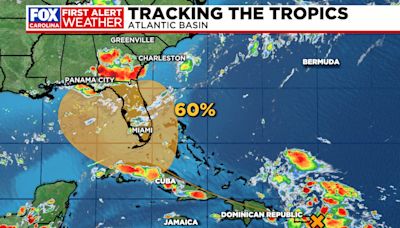 Tropical wave will approach Florida and likely become a depression soon