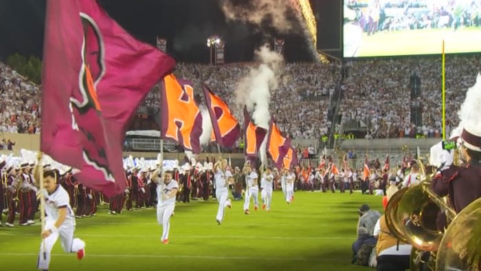 Virginia Tech football uniforms take on more traditional touch