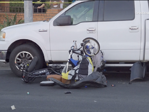 2 adults and 3 children out cycling are struck by hit-and-run driver in Garden Grove