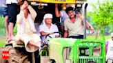Deepender Singh Hooda leads 'Haryana Maange Hisaab' padyatra campaign against BJP in Haryana | Chandigarh News - Times of India