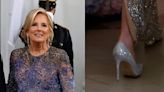 Jill Biden Sparkles in Glittery Shoes During White House State Dinner for Japan