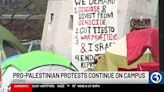 Pro-Palestinian protest continues at UConn