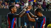 Raphinha shines on debut as Barcelona thrash Inter Miami on pre-season tour