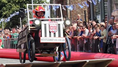 Home made racers set for 2024 Castle Douglas Soap Box Derby