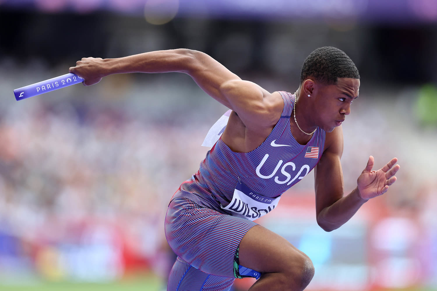 How sprinter Quincy Wilson, 16, made history at the Paris Olympics