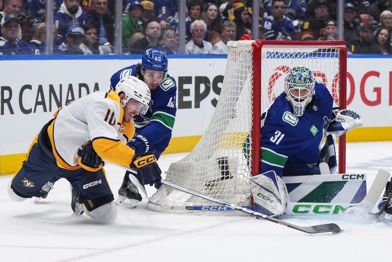 What channel is the Vancouver Canucks vs. Nashville Predators Game 6 on today? | FREE live stream, time, TV, channel for first round of Western Conference Playoffs