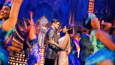 'The Great Gatsby' musical values spectacle over substance. Read EW's review.