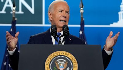 Biden's campaign chair acknowledges support 'slippage' but says he's staying in the race