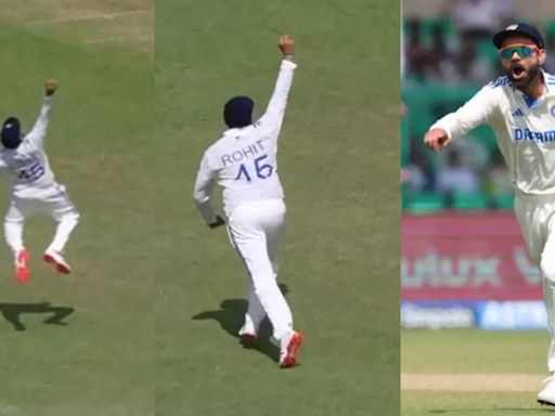 Gill Shocked; Siraj, Kohli In Disbelief As Rohit Sharma Stunner Cut Short Litton Das' Stay: Video