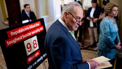 Schumer moving to give cover to Biden, Dems on border action