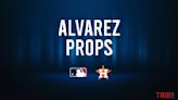 Yordan Alvarez vs. Athletics Preview, Player Prop Bets - May 15
