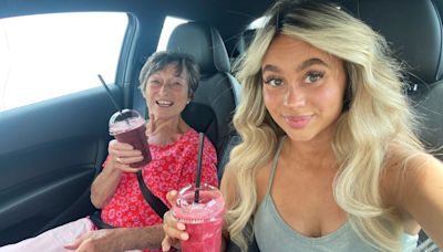 My gran, 85 tried my holiday outfits - she even rocked my bikinis & mini shorts