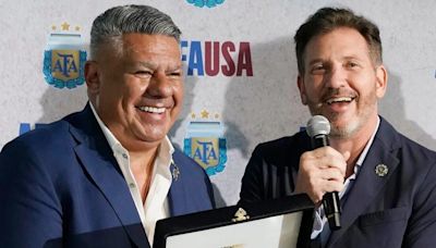 Miami proclama “Día de la AFA” y le dan las llaves de la ciudad al presidente del fútbol argentino