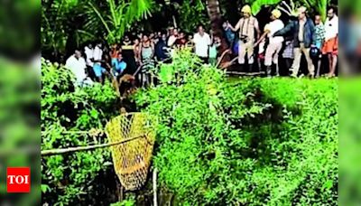 Couple accidentally falls into well, rescued after 2 hours | Coimbatore News - Times of India