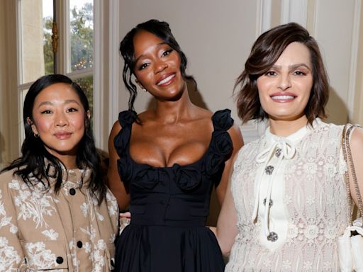 Celebrities Front Row at Giambattista Valli Spring 2025 Show: Aja Naomi King, Nava Mau, Kate Walsh and More