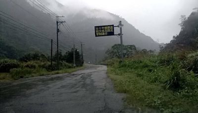 中橫便道大雨落石再禁行 谷關風景區慘遭池魚之殃