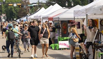 Come find your new favourite painting at Whyte Avenue Art Walk where creativity (and dogs) abound