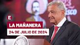 La 'Mañanera' hoy en vivo de López Obrador: Temas de la conferencia del 24 de julio de 2024