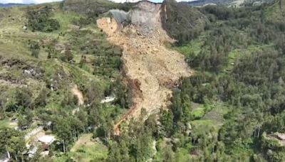 Satellite imagery shows scale of devastation after Papua New Guinea landslide