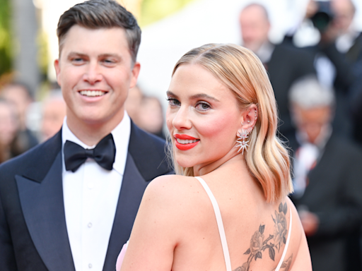Colin Jost Was Forced to Make a Joke About Wife Scarlett Johansson's Body During 'SNL' Joke Swap