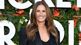 Julia Roberts wears gown embroidered with children's and husband's initials to 'Ticket to Paradise' premiere