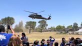 Blackhawk helicopter makes a special visit to San Jose school