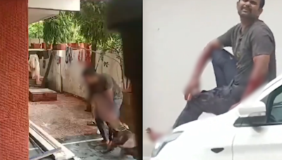 Delivery Man Attacked By Pet Pitbull Dogs In Raipur, Cries For Help In Viral Video