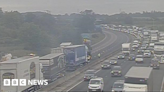 M6: Five-lorry crash causes two hour delays near Knutsford